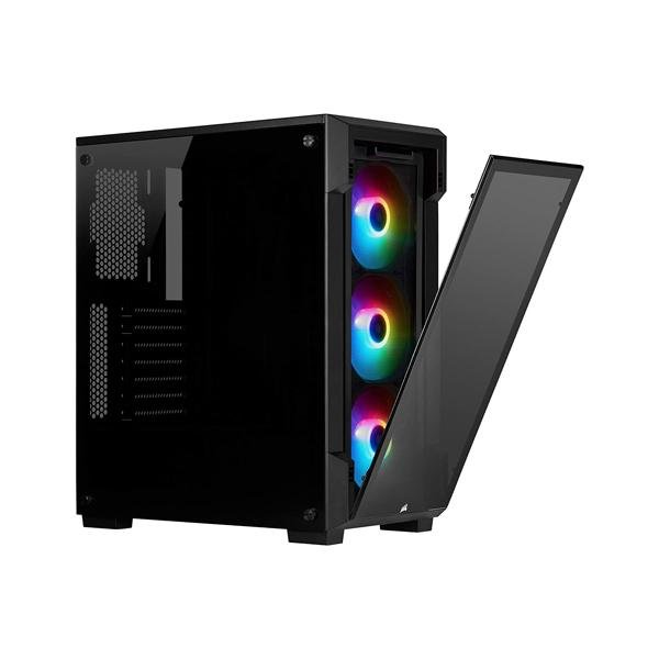 Corsair ICUE 220T RGB Cabinet (Black) - Techmart Unbox