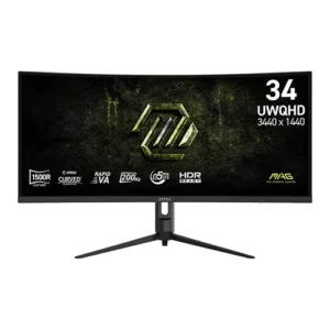 MSI MAG 342CQRF E20 34 Inch Curved Gaming Monitor